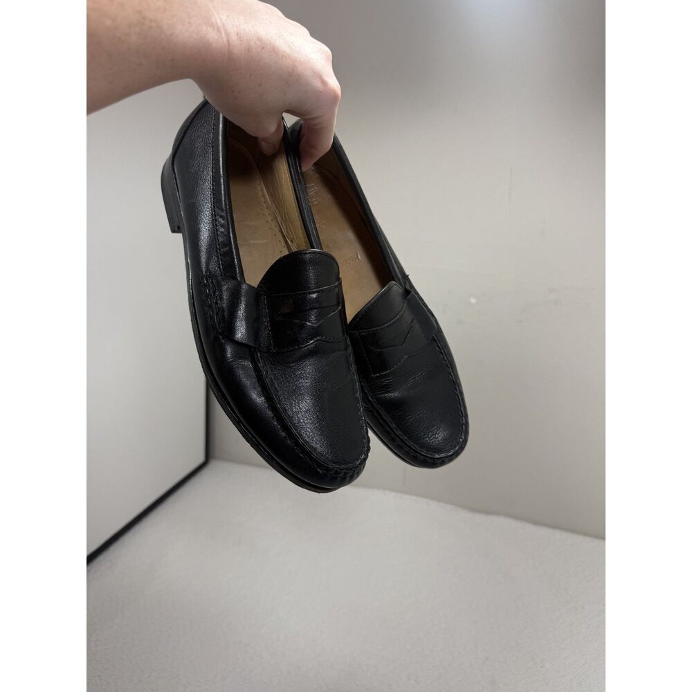 Allen Edmonds Black Leather Penny Loafer Dress Shoes Men's 9D Made USA